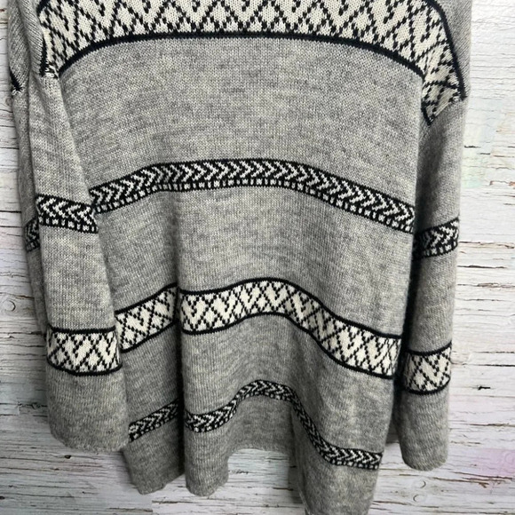 Amuse society cardigan sweater gray black size small - Picture 7 of 10